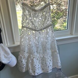 Milly Cabana White Star Cutout Coverup